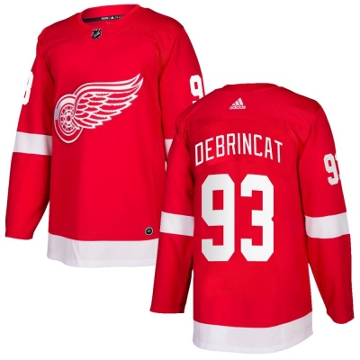 Men's Alex DeBrincat Detroit Red Wings Adidas Home Jersey - Authentic Red
