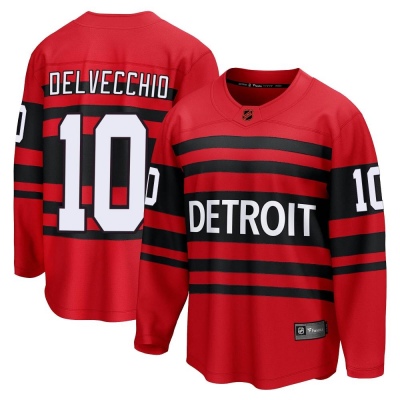 Men's Alex Delvecchio Detroit Red Wings Fanatics Branded Special Edition 2.0 Jersey - Breakaway Red