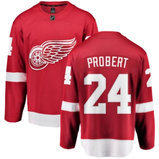 Men's Bob Probert Detroit Red Wings Fanatics Branded Home Jersey - Breakaway Red