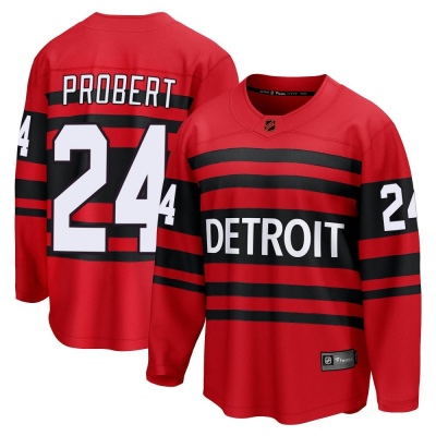 Men's Bob Probert Detroit Red Wings Fanatics Branded Special Edition 2.0 Jersey - Breakaway Red