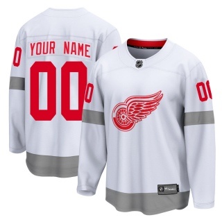 Men's Custom Detroit Red Wings Fanatics Branded Custom 2020/21 Special Edition Jersey - Breakaway White
