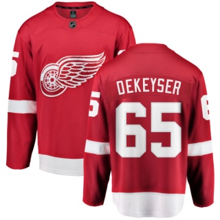 Men's Danny DeKeyser Detroit Red Wings Fanatics Branded Home Jersey - Breakaway Red