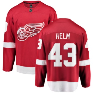 Men's Darren Helm Detroit Red Wings Fanatics Branded Home Jersey - Breakaway Red