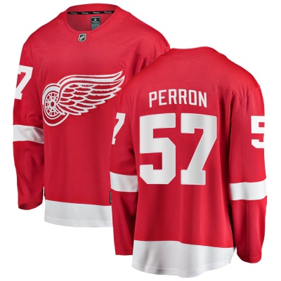 Men's David Perron Detroit Red Wings Fanatics Branded Home Jersey - Breakaway Red