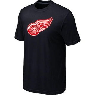Men's Detroit Red Wings Big & Tall Logo T-Shirt - - Black