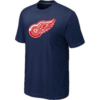 Men's Detroit Red Wings Big & Tall Logo T-Shirt - - Navy