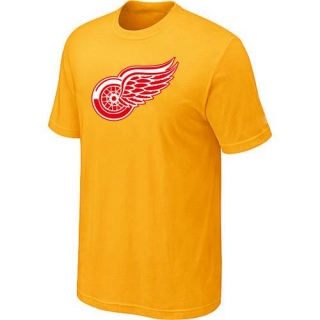 Men's Detroit Red Wings Big & Tall Logo T-Shirt - - Yellow