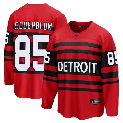 Men's Elmer Soderblom Detroit Red Wings Fanatics Branded Special Edition 2.0 Jersey - Breakaway Red