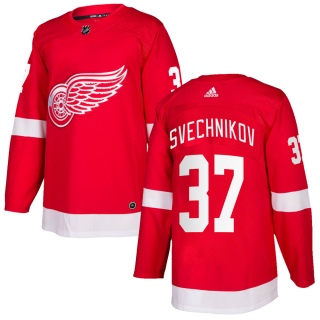 Men's Evgeny Svechnikov Detroit Red Wings Adidas Home Jersey - Authentic Red