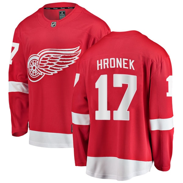 Men's Filip Hronek Detroit Red Wings Fanatics Branded Home Jersey - Breakaway Red