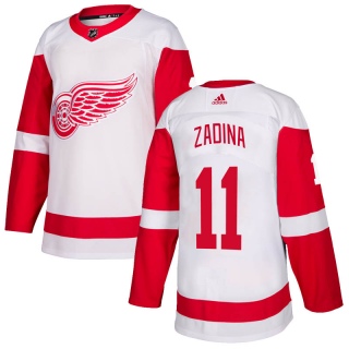 Men's Filip Zadina Detroit Red Wings Adidas Jersey - Authentic White