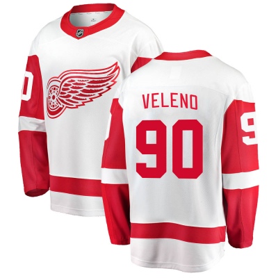 Men's Joe Veleno Detroit Red Wings Fanatics Branded Away Jersey - Breakaway White