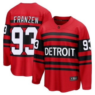 Men's Johan Franzen Detroit Red Wings Fanatics Branded Special Edition 2.0 Jersey - Breakaway Red