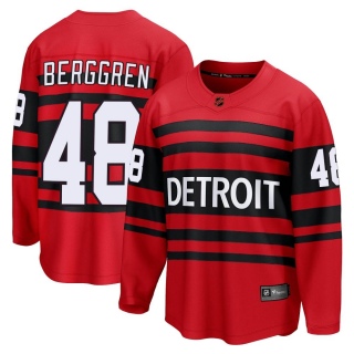 Men's Jonatan Berggren Detroit Red Wings Fanatics Branded Special Edition 2.0 Jersey - Breakaway Red