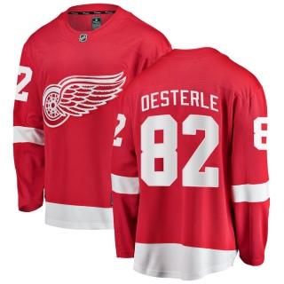 Men's Jordan Oesterle Detroit Red Wings Fanatics Branded Home Jersey - Breakaway Red