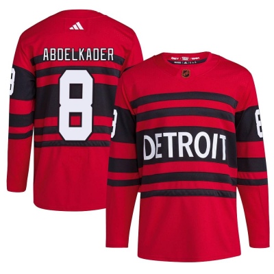 Men's Justin Abdelkader Detroit Red Wings Adidas Reverse Retro 2.0 Jersey - Authentic Red