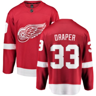 Men's Kris Draper Detroit Red Wings Fanatics Branded Home Jersey - Breakaway Red