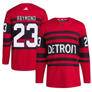 Men's Lucas Raymond Detroit Red Wings Adidas Reverse Retro 2.0 Jersey - Authentic Red