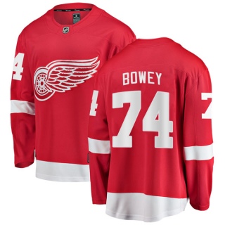 Men's Madison Bowey Detroit Red Wings Fanatics Branded Home Jersey - Breakaway Red