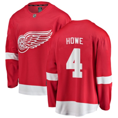 Men's Mark Howe Detroit Red Wings Fanatics Branded Home Jersey - Breakaway Red