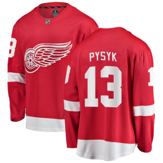 Men's Mark Pysyk Detroit Red Wings Fanatics Branded Home Jersey - Breakaway Red