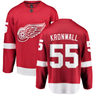 Men's Niklas Kronwall Detroit Red Wings Fanatics Branded Home Jersey - Breakaway Red