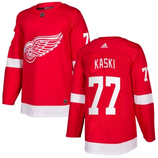 Men's Oliwer Kaski Detroit Red Wings Adidas Home Jersey - Authentic Red