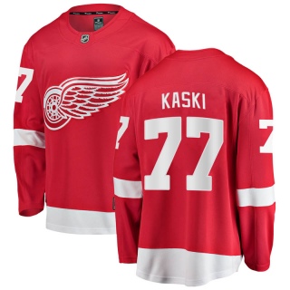 Men's Oliwer Kaski Detroit Red Wings Fanatics Branded Home Jersey - Breakaway Red