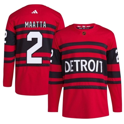 Men's Olli Maatta Detroit Red Wings Adidas Reverse Retro 2.0 Jersey - Authentic Red