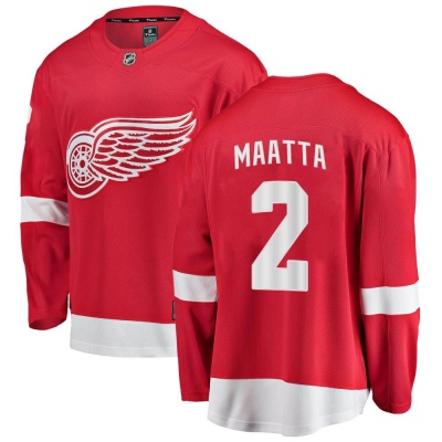 Men's Olli Maatta Detroit Red Wings Fanatics Branded Home Jersey - Breakaway Red