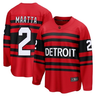 Men's Olli Maatta Detroit Red Wings Fanatics Branded Special Edition 2.0 Jersey - Breakaway Red