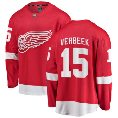 Men's Pat Verbeek Detroit Red Wings Fanatics Branded Home Jersey - Breakaway Red