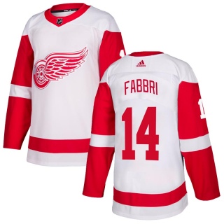 Men's Robby Fabbri Detroit Red Wings Adidas Jersey - Authentic White