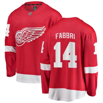 Men's Robby Fabbri Detroit Red Wings Fanatics Branded Home Jersey - Breakaway Red