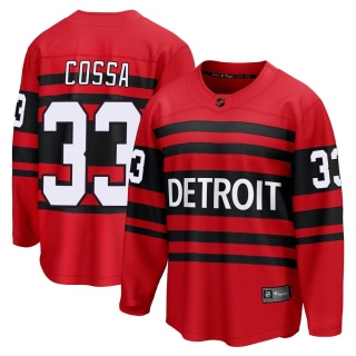 Men's Sebastian Cossa Detroit Red Wings Fanatics Branded Special Edition 2.0 Jersey - Breakaway Red
