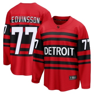 Men's Simon Edvinsson Detroit Red Wings Fanatics Branded Special Edition 2.0 Jersey - Breakaway Red
