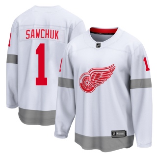 Men's Terry Sawchuk Detroit Red Wings Fanatics Branded 2020/21 Special Edition Jersey - Breakaway White