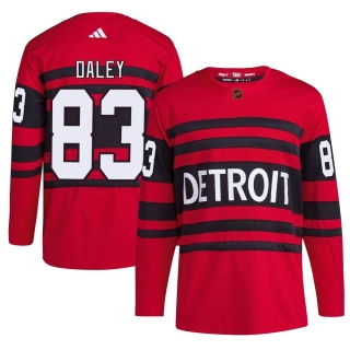 Men's Trevor Daley Detroit Red Wings Adidas Reverse Retro 2.0 Jersey - Authentic Red