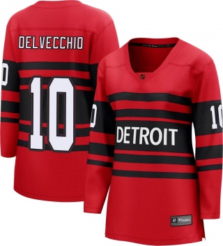 Women's Alex Delvecchio Detroit Red Wings Fanatics Branded Special Edition 2.0 Jersey - Breakaway Red