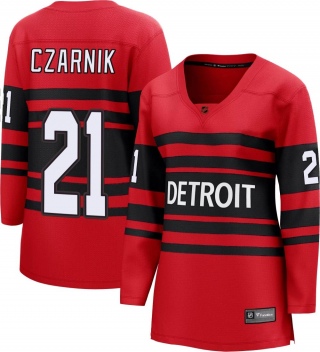 Women's Austin Czarnik Detroit Red Wings Fanatics Branded Special Edition 2.0 Jersey - Breakaway Red