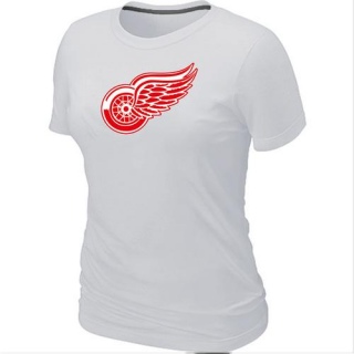 Women's Detroit Red Wings Big & Tall Logo T-Shirt - - White