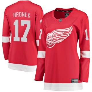 Women's Filip Hronek Detroit Red Wings Fanatics Branded Home Jersey - Breakaway Red