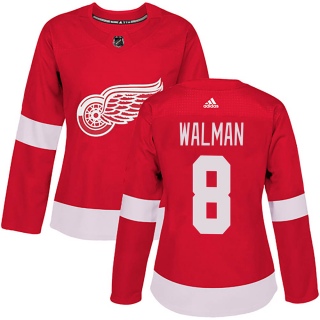 Women's Jake Walman Detroit Red Wings Adidas Home Jersey - Authentic Red