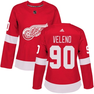 Women's Joe Veleno Detroit Red Wings Adidas Home Jersey - Authentic Red