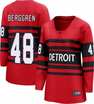 Women's Jonatan Berggren Detroit Red Wings Fanatics Branded Special Edition 2.0 Jersey - Breakaway Red