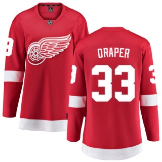 Women's Kris Draper Detroit Red Wings Fanatics Branded Home Jersey - Breakaway Red