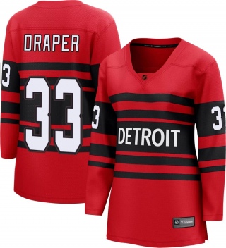 Women's Kris Draper Detroit Red Wings Fanatics Branded Special Edition 2.0 Jersey - Breakaway Red