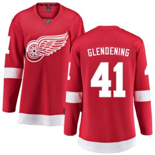 Women's Luke Glendening Detroit Red Wings Fanatics Branded Home Jersey - Breakaway Red