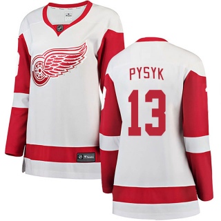 Women's Mark Pysyk Detroit Red Wings Fanatics Branded Away Jersey - Breakaway White