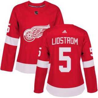 Women's Nicklas Lidstrom Detroit Red Wings Adidas Home Jersey - Authentic Red